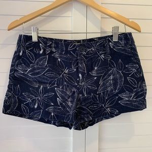 NWOT TARGET Merona - island print blue shorts